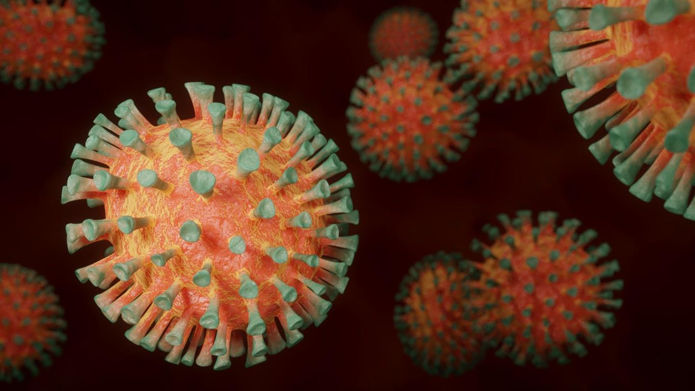 close up of coronavirus