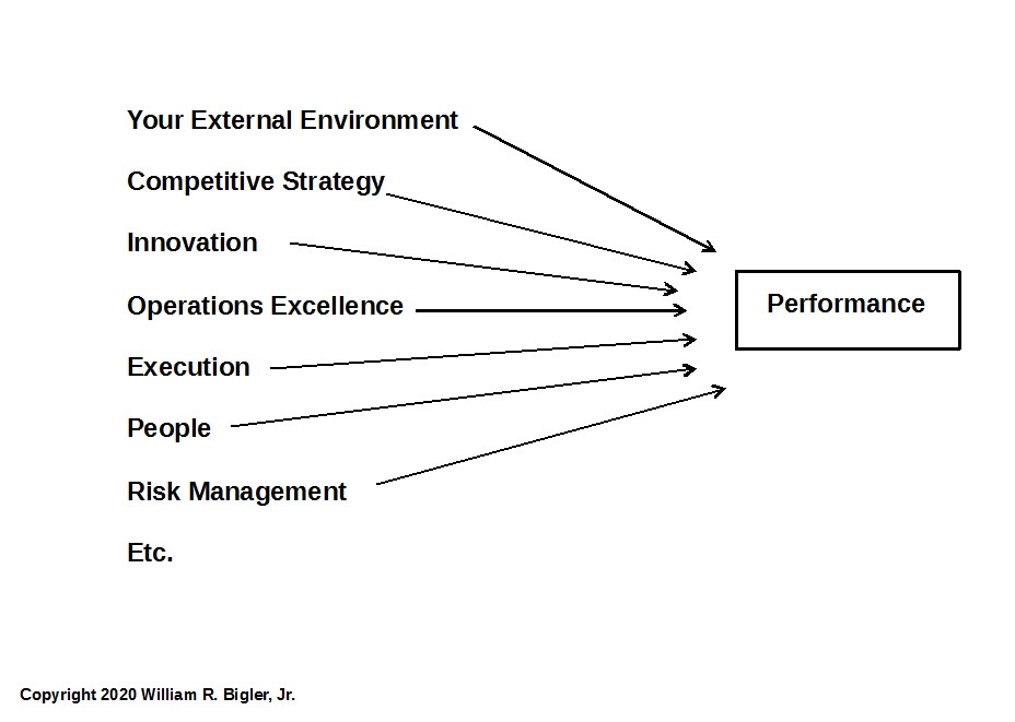 Figure 1: Normal Causation of Driving Your Firm's Performance